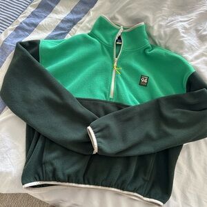 Old Navy green fleece